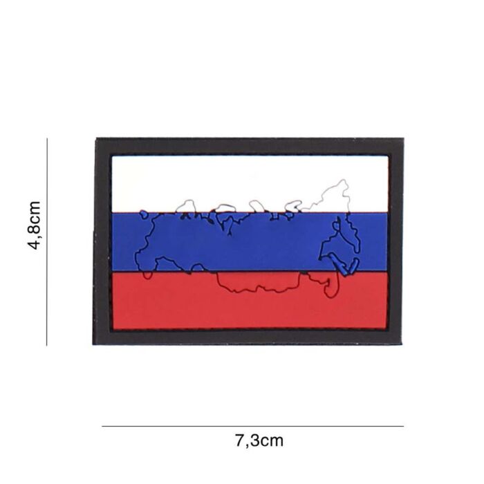 Embleem 3D PVC Rusland met contour
