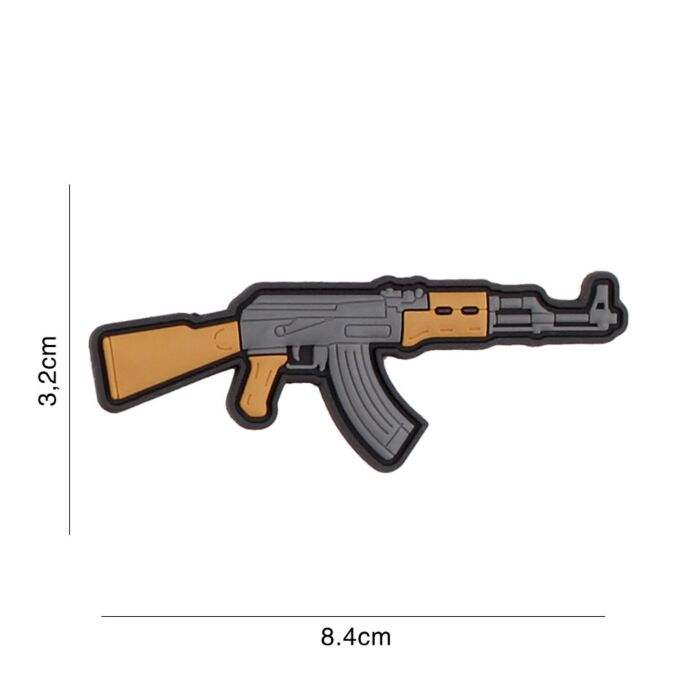 Embleem 3D PVC AK47