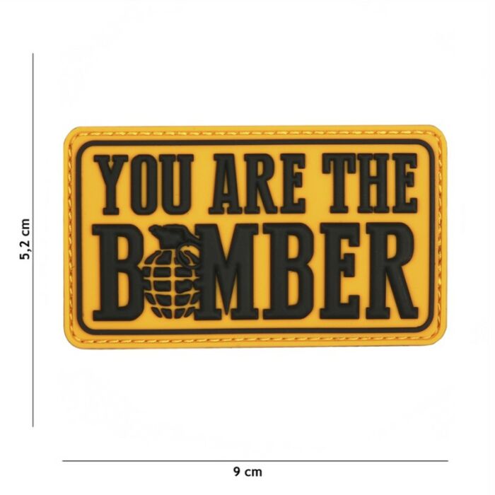 Embleem 3D PVC You Are The Bomber