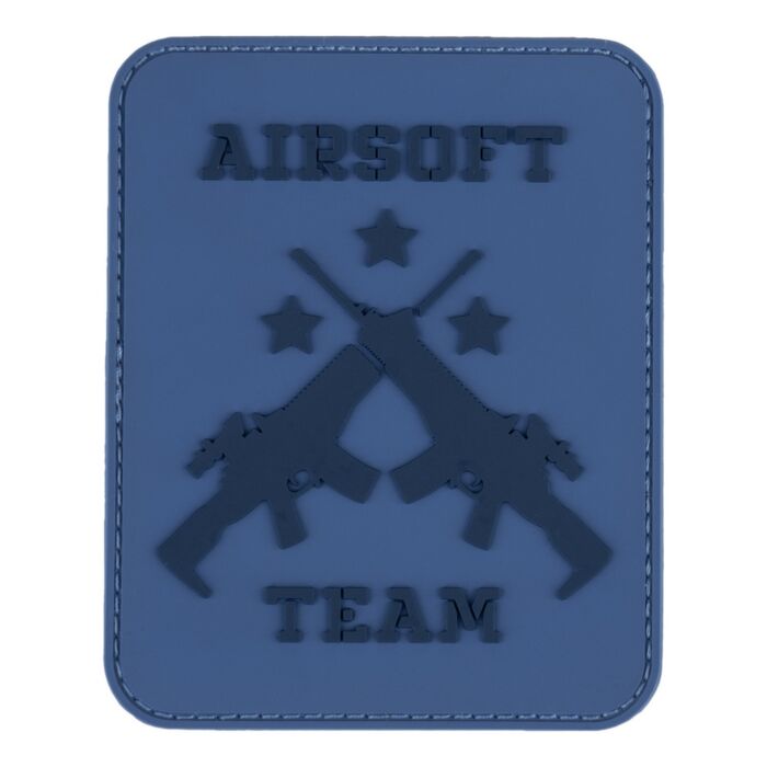 Embleem 3D PVC Airsoft team blauw