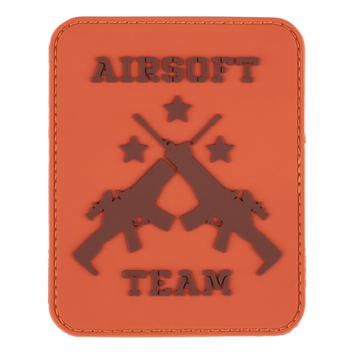 Embleem 3D PVC Airsoft team oranje