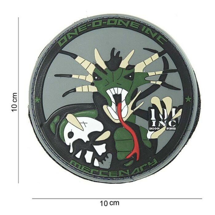 Embleem 3D PVC 101inc Mercenary