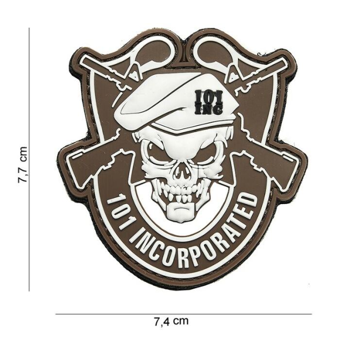 Embleem 3D PVC 101 Incorporated Coyote