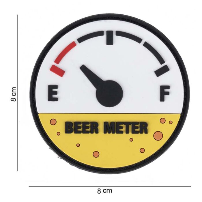 Embleem 3D PVC Beer meter