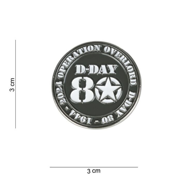 Embleem metaal D-Day 80 pin operation overlord 