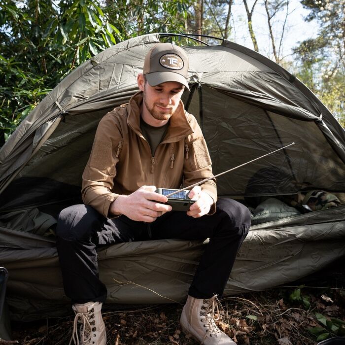 Fosco Prepper Noodradio incl. zaklamp en powerbank SW1/SW2/FM/AM