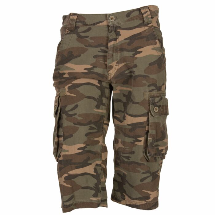 Life-Line Senlon heren short woodland camo