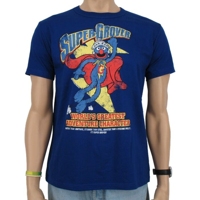 Fun t-shirt Grover Greatest slimfit heren