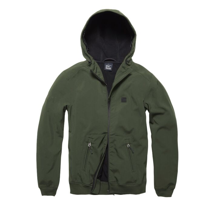 Vintage Industries Ashore Softshel Jacket Dark Olive