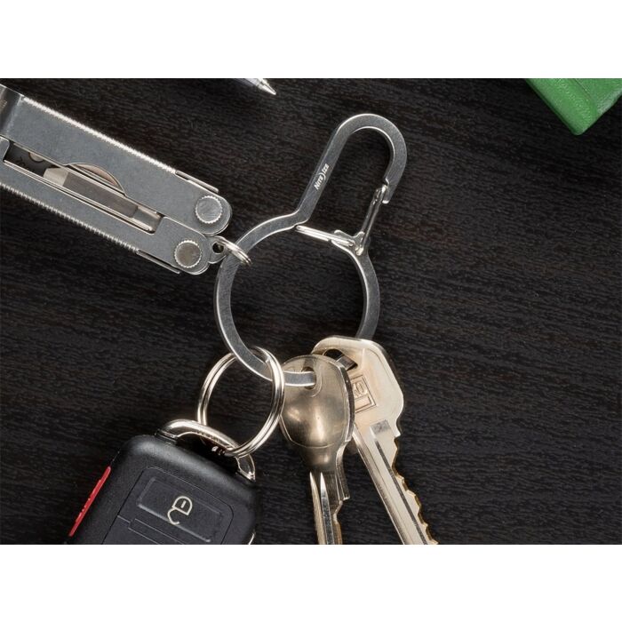 Nite Ize DualPass Sleutelring Zilver