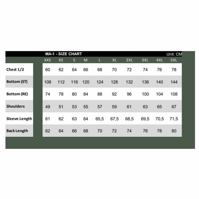 Fostex bomber jack MA-1 Gunmetal grey 