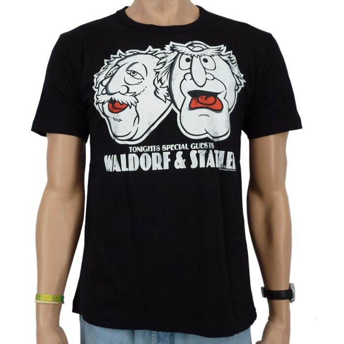 Fun t-shirt Muppets Waldorf&Statler slimfit heren