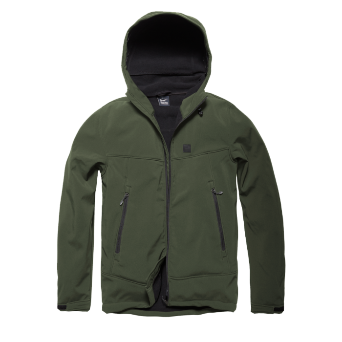 Vintage Industries Alford Softshell Jacket Dark Olive