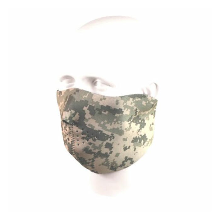Biker Mask Neoprene half face camo digital ACU camo