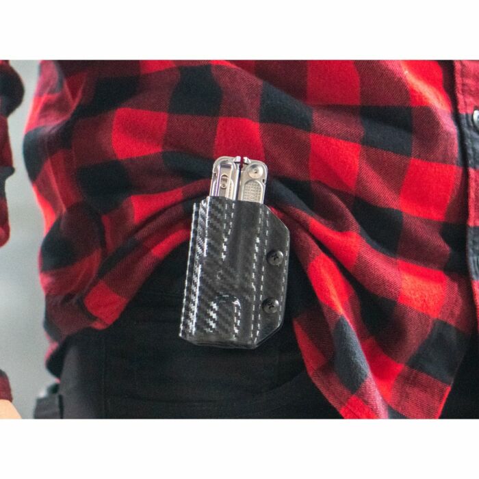 Clip & Carry Kydex Sheath CF-Black Leatherman FREE P4