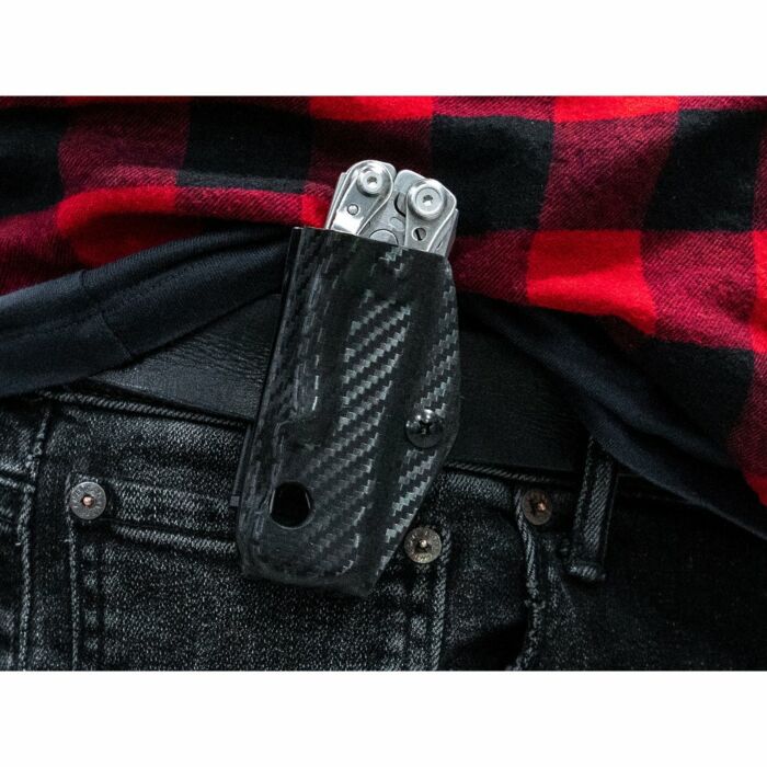 Clip & Carry Kydex Sheath CF-Black Leatherman Skeletool