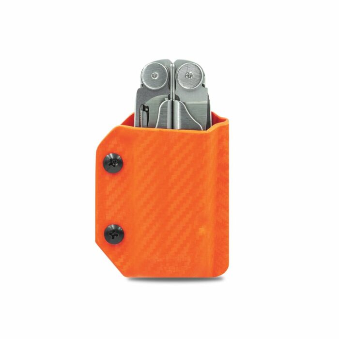Clip & Carry Kydex Sheath CF-Orange Leatherman Wave