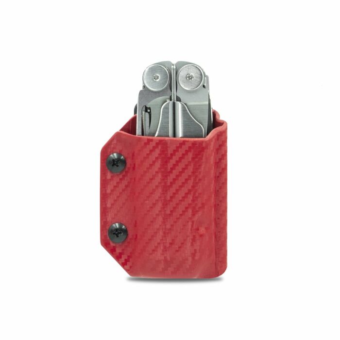 Clip & Carry Kydex Sheath CF-Red Leatherman Wave