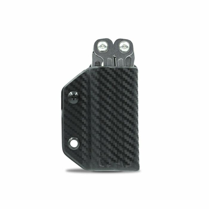 Clip & Carry Kydex Sheath CF-Black Leatherman Wingman/Sidekick/Rebar
