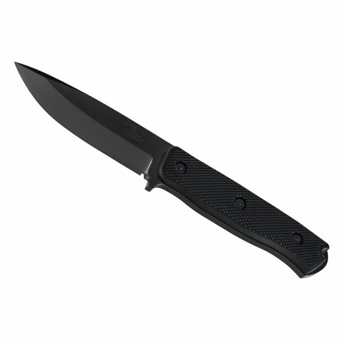 Fällkniven Outdoormes Survival Knife, Black Blade, Zytel sheath