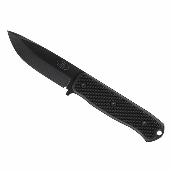 Fällkniven Outdoormes Survival Knife, Black Blade, Zytel sheath
