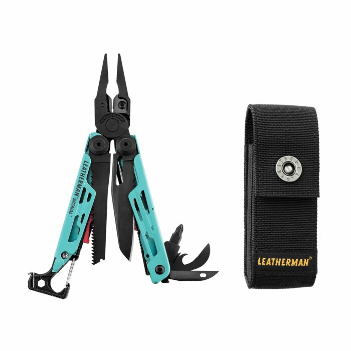 Leatherman Signal Multitool Aqua Nylon Sheath