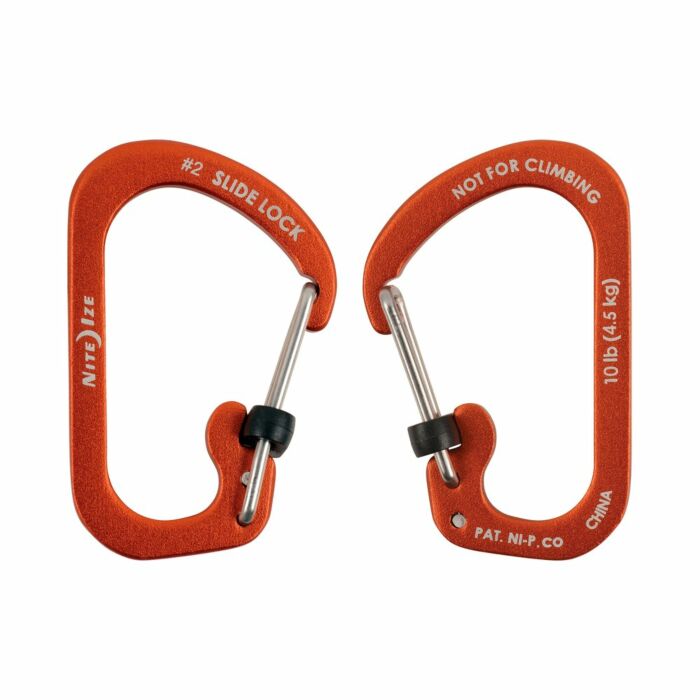 Nite Ize Karabijnhaak Slidelock Aluminium oranje #2
