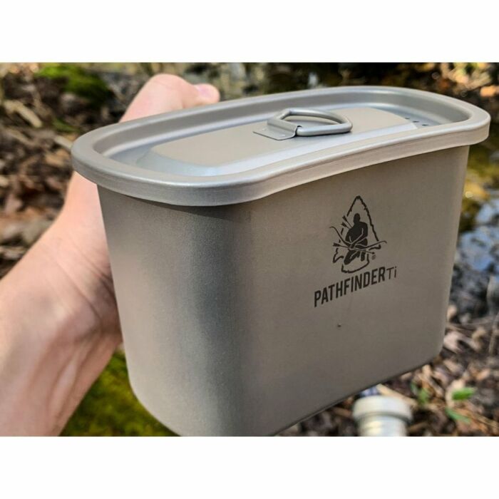 Pathfinder Titanium Veldfles Kookset (1,1L)