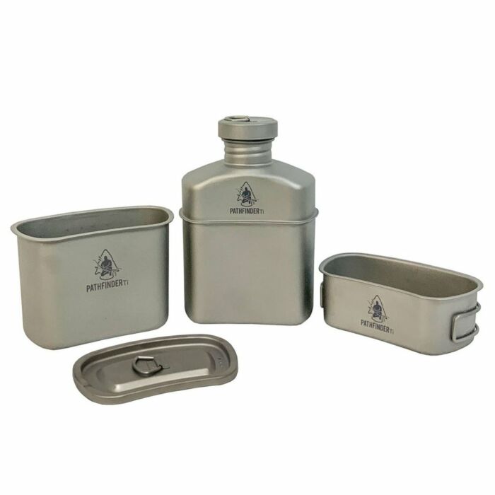 Pathfinder Titanium Veldfles Kookset (1,1L)