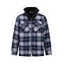 Life-Line Peter Gevoerd Flanel Fleece Vest Blue/Black Check