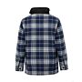 Life-Line Peter Gevoerd Flanel Fleece Vest Blue/Black Check