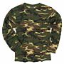 Mil-Tec Longsleeve T-shirt woodland camo