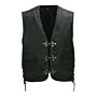 Biker vest leder X-treme zwart