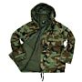 101inc Military Parka waterproof 3 in 1 USA woodland