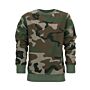 101inc Kinder Crewneck Sweater woodland camo