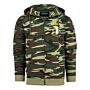 Fostex Hoodie met rits 101st Airborne Eagle camo