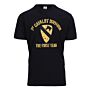 Fostex T-shirt 1st Cavalry Division zwart