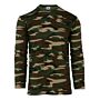 Fostex T-shirt lange mouw woodland camo