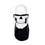 Face Mask Stretch Skull katoen zwart