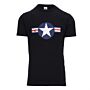 Fostex t-shirt USAF vintage zwart