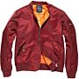 Vintage Industries Welder all season bomberjacket burgundy