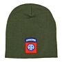Fostex Beanie muts 82ND Airborne groen