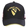 Baseball cap US Cavalry WWII 3D Zwart