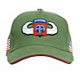 Fostex Baseball cap 82nd Airborne WWII 3D groen