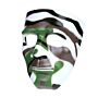 Gezichtsmasker kunststof woodland camo