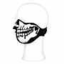 Biker Mask Neoprene half face white mouth 