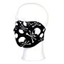 Biker Mask Neoprene half face skull&bones