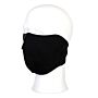 Biker Mask Neoprene half face black