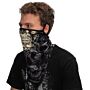 101Inc Gezichtsmasker met oorlus gele skull