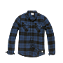 Vintage Industries Sem Flannel Shirt Kobalt Check
